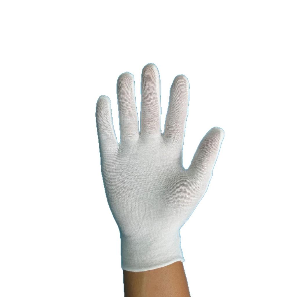 White Cotton Work Gloves for Labor Protection, Jewelry Handling, and Etiquette – Ideal for Driving and More.
