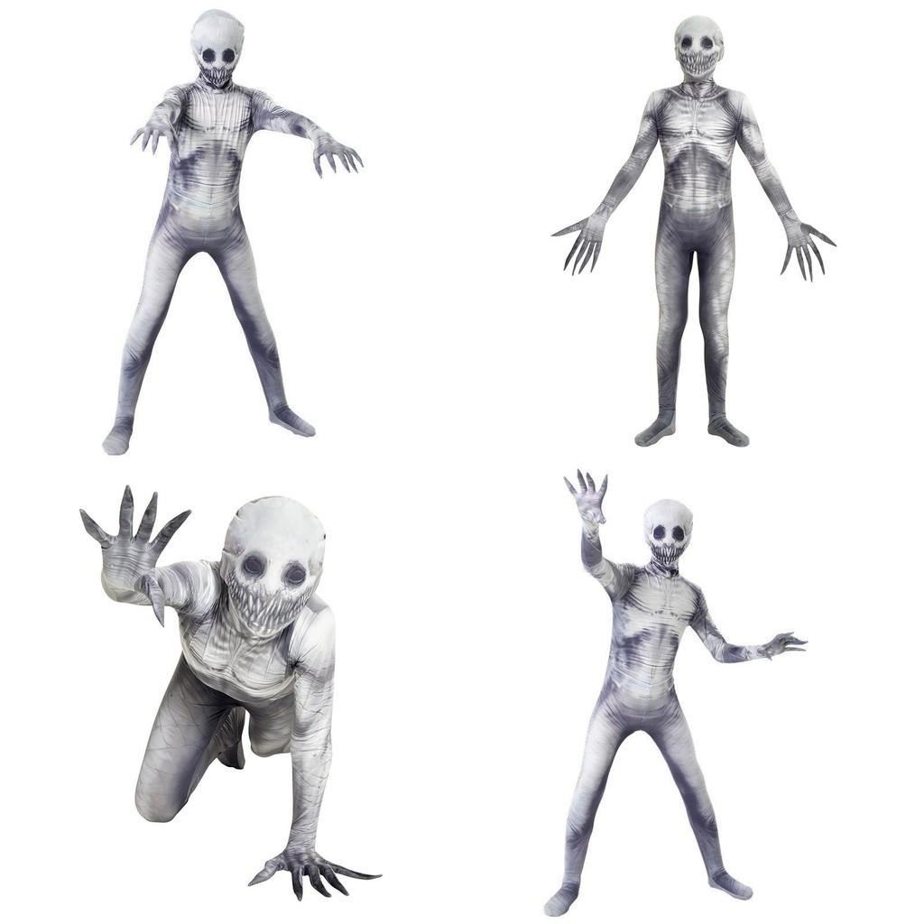Costum Halloween Morphsuit Cosplay Rake Copii Adulți Crepe Pasta Recuzită Horror