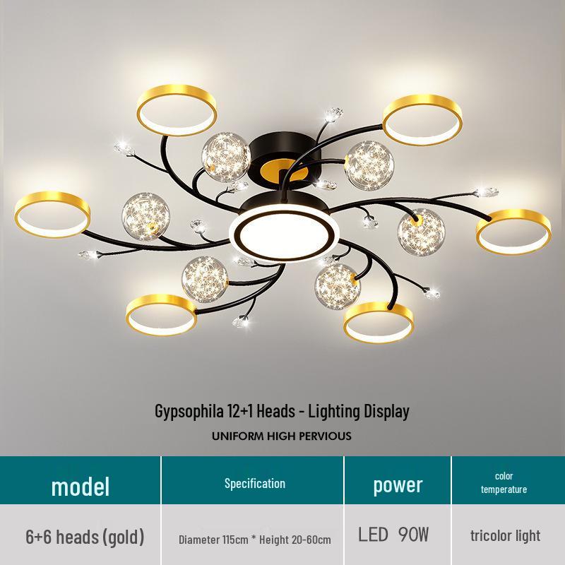 Modern Starry Sky Chandelier: Stylish Ceiling Light for Living Rooms, Bedrooms & Cafes