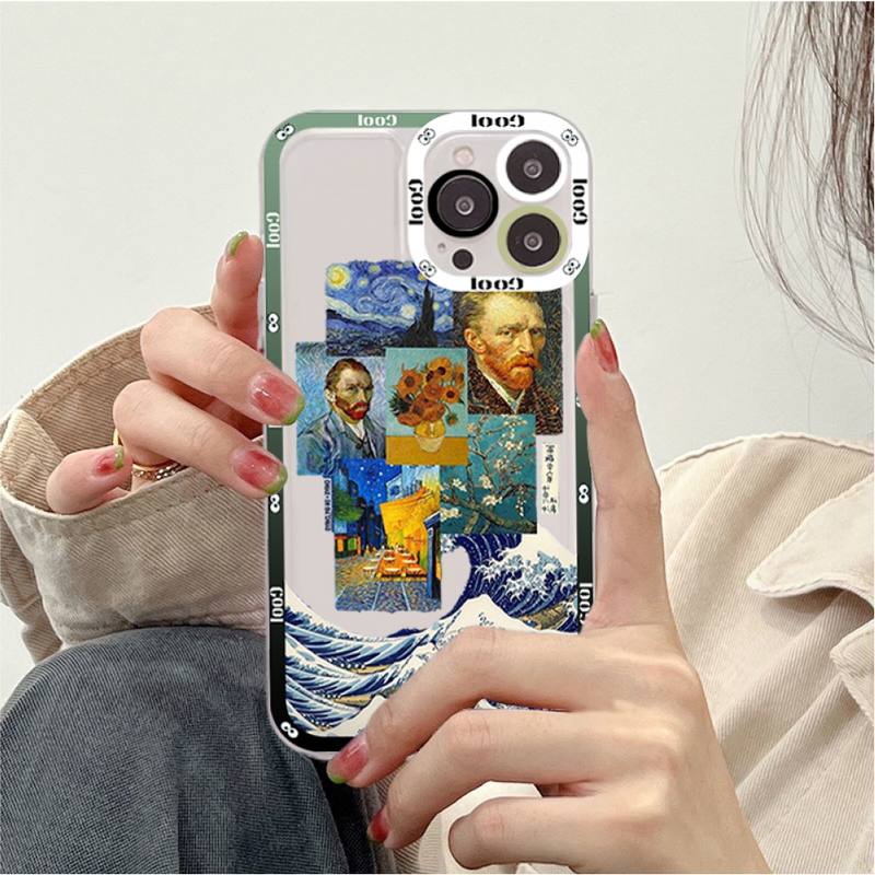 Van Gogh Oil Painting Phone Case for iPhone 11 12 13 Mini Pro Max 14 Pro Max Case shell