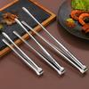 Food Tongs Stainless Steel Kitchen Tweezers Metal Serving Tongs Cooking Utensils for Salad Fish Steak Barbecue Buffet