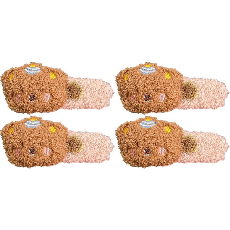 Plush Bear Hair Clip Women Cute Large BB Clip Sweet Simple Hair Accessories