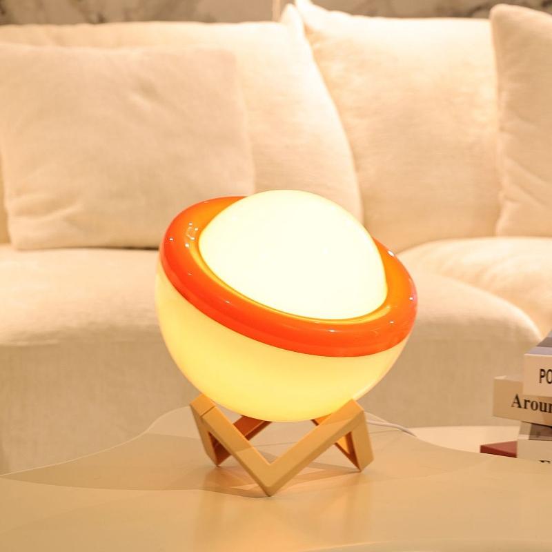 Tulip Shaped Desk Lamp Bedside Lamp Creative Table Lamps Night Light Desktop Decorative Light Household Bedroom Ambient Light