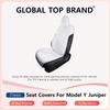 Car Seat Cover for Tesla Model Y 2021-2025 Juniper Polyurethane Breathable Waterproof Seat Protector Car Interior Accessories