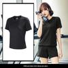 Summer Yoga Quick-Dry Slimming Short Sleeve T-Shirt