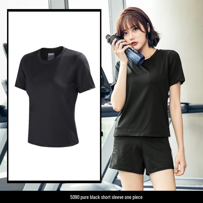 Summer Yoga Quick-Dry Slimming Short Sleeve T-Shirt