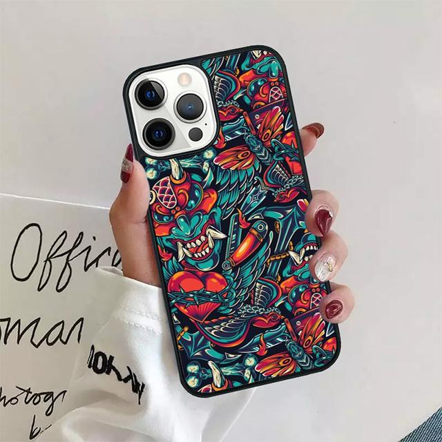 Samurai Japanese Warrior Mask Helmet Phone Case Cover for iPhone 17 Air 16 15 14 13 11 12 Pro Max Plus Coque