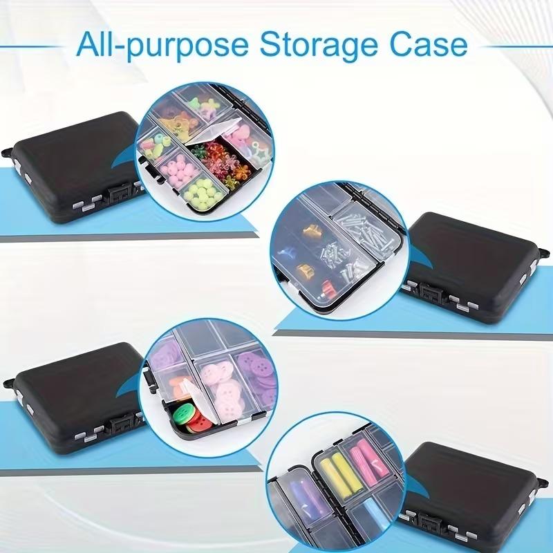 1-10PCS Dual-Sided Fishing Tackle Box Compartment Portable Bait and Hook Organizer Dividers for Lures Sinkers and Swivels