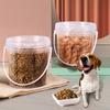 Găleată goală din plastic fără BPA de 150ML-1500ML cu capac Borcane PP etanșe Recipient transparent pentru depozitarea alimentelor vrac