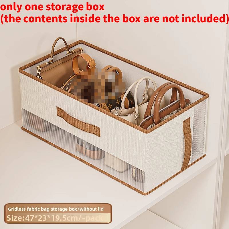 Clothes Storage Box With Dividers Foldable For Bedroom And Closet