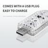 1/2PCS Car RGB LED Door Strobe Warning Signal Lights USB Magnetic Welcome Light Safe Anti-collision Emergency Lamp