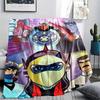1PC Grendizer Goldorak Print Flannel Blanket, High quality Comfortable for All Seasons, Home Decor, Warmth and Comfort, Perfect for Christmas Gifts