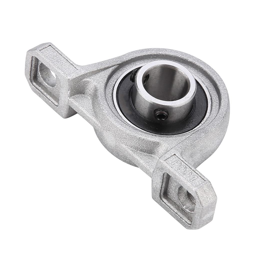 KP001 12mm Pillow Block Bearings Flange Bore Auto Self Adjust Center Mounted Support