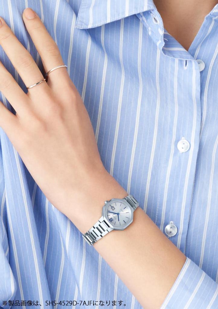 Casio Sheen SHS-4529D-7AJF Solar Silver Women's