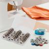Sewing Bobbins 25 Pieces Stainless Steel Home Supplies With Storage Box Walking Foot Sewing Machine Bobbins For Crocheting Class