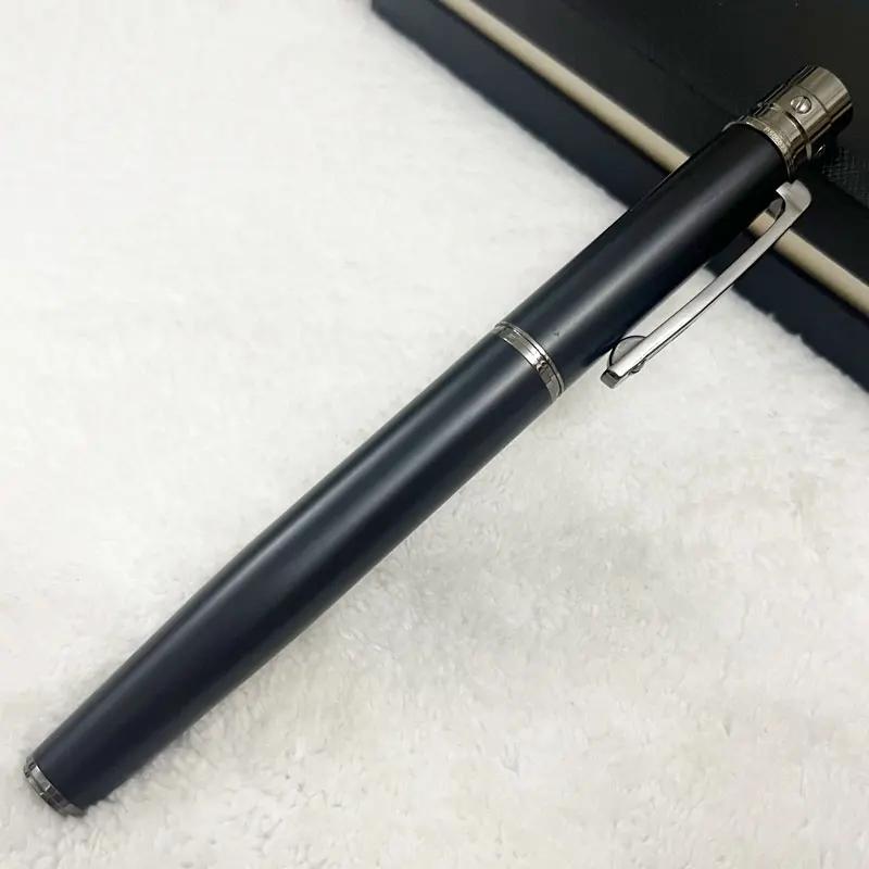 Rollerball Ballpoint Pen Blue Carving With Serial Number Writing Smooth Stationery