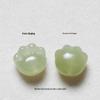 Natural Qinghai Hetian Jade Bear Paw Bracelet Accessory