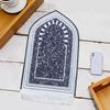 Portable Thick Prayer Mat Soft Travel Prayer Rug Irregular Non-slip Prayer Mat Carpet