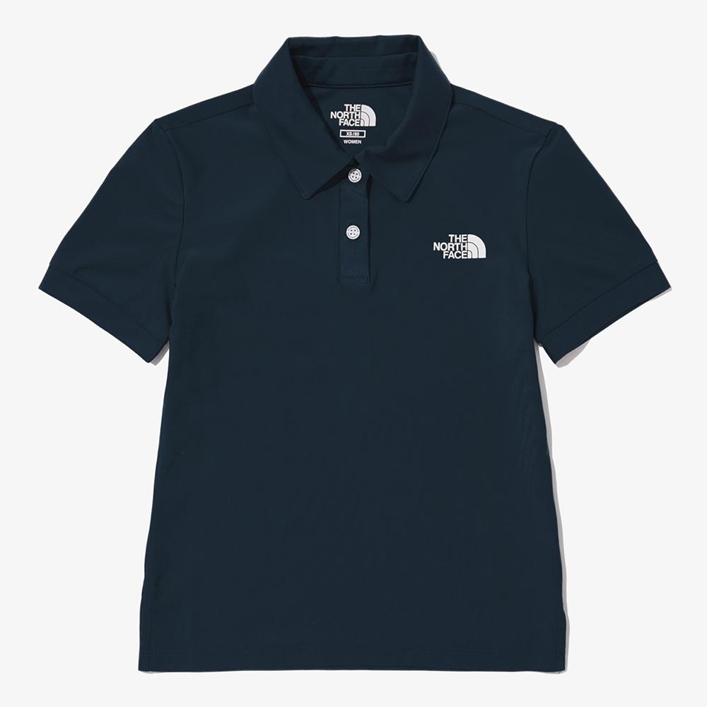 

THE NORTH FACE NT7PP30J Белая этикетка Женская полевая рубашка-поло с коротким рукавом