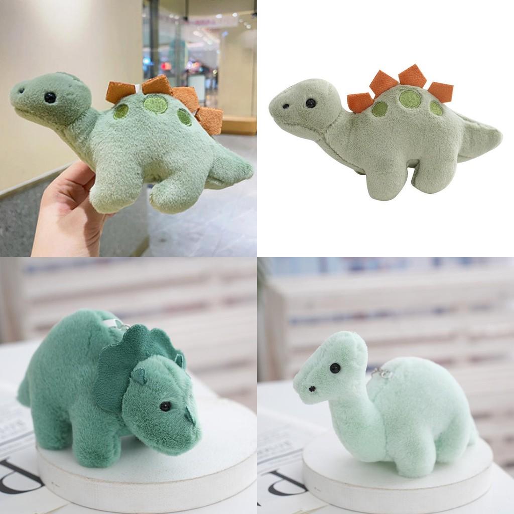 2024 New Dinosaur Plush Keychain Charming Pp Cotton Bag Car Pendant