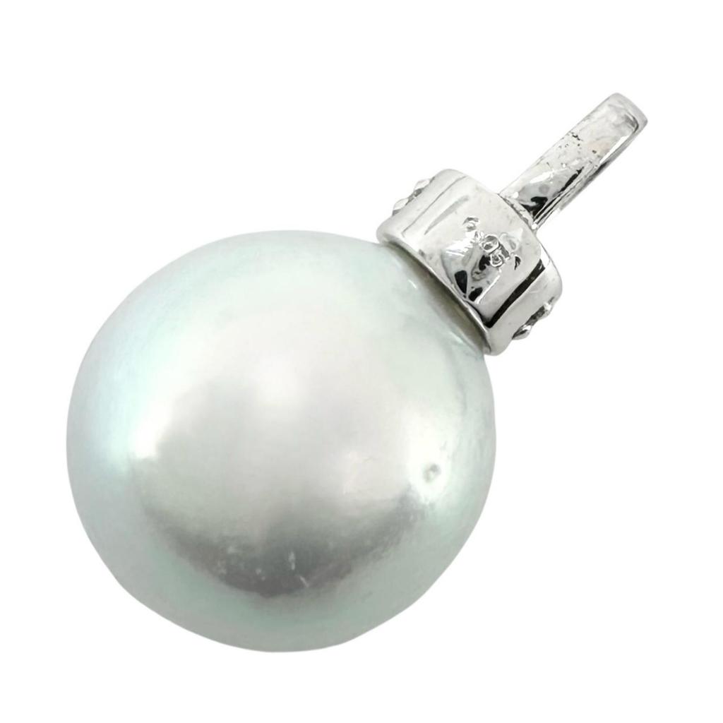 Pendant top Silver Women Pearl used