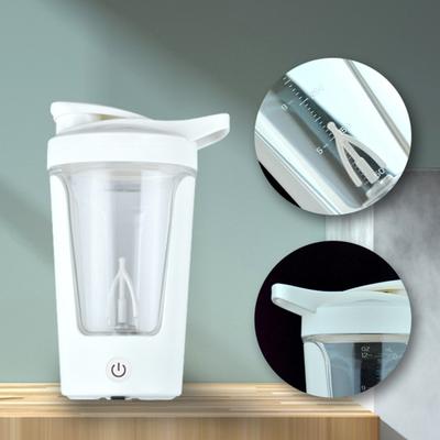 Yousheng Electric Shaker Bottle BPA-Free Mixer Cup 450ml USB Rechargeable Protein Shaker Cups for Workouts Outdoor Activities