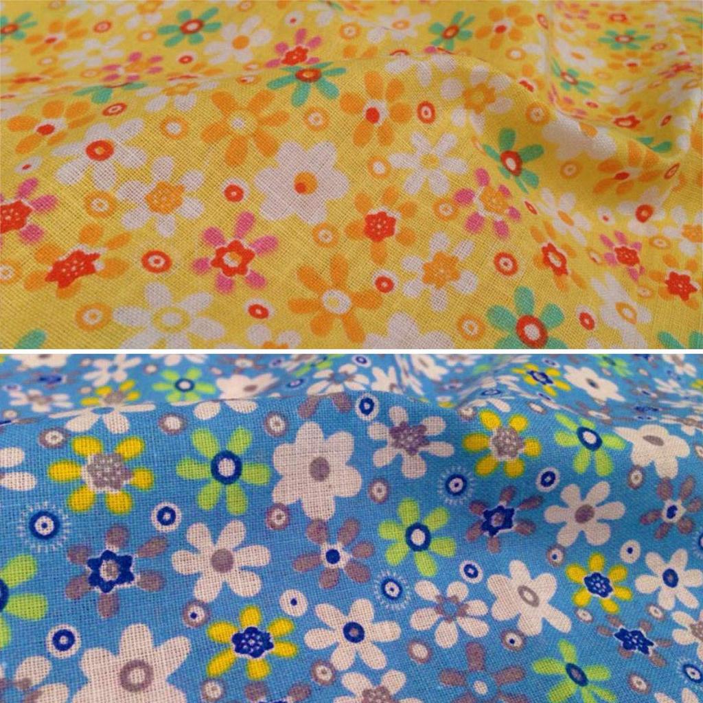 X iikuru Cut Kvetinový Štýlový Japonská Látka Y425 [50cm 50cm] Látka, Potlač, Látka, Odrezky, Kvety, Remeslá, Patchwork, Súprava, Ručne vyrobené,