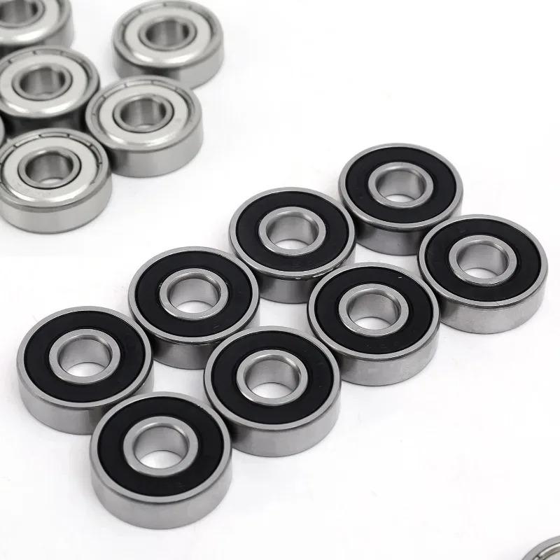 1-40PCS Motor 608ZZ 608RS Bearings High Speed Low Noise Metal Double Shielded Ball Bearing for Electric Scooter Skateboard Wheel