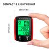 Wired Bike Computer 19 Functions Touch Bike Speedometer Odometer Waterproof Bicycle   Computer with Backlight