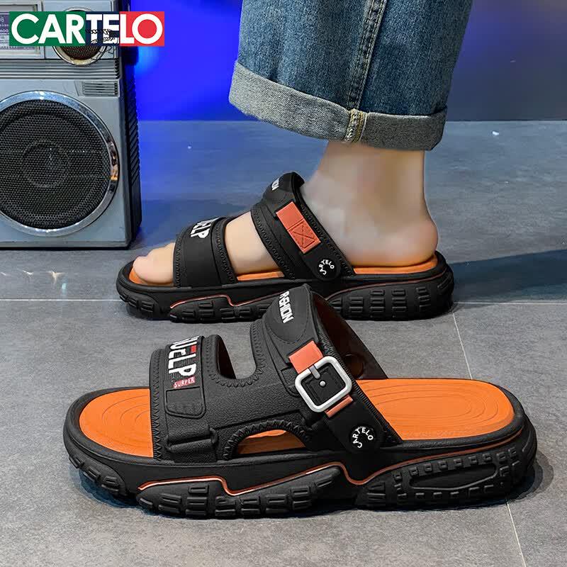 CARTELO Men s Casual Beach Slides 44/45