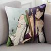 Anime HIGHSCHOOL OF THE DEAD Cute Cartoon L Game Cushion Cover Pillowcase Upholstery Sofa Throw Pillow Home Decor Pillowcas