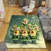 1Pc Christmas Minions Celebration Rug Office Carpet Indoor Outdoor Doormat Nonslip Soft And Comfortable Living Room Christmas Halloween Gift D91858