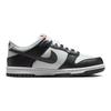 Nike Dunk Low Black Bright Mandarin Mini Swoosh GS Sneakers FN7784-001
