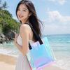 Customizable PVC Laser Tote Bags with Logos, Influencer Styles, and Colorful TPU Options