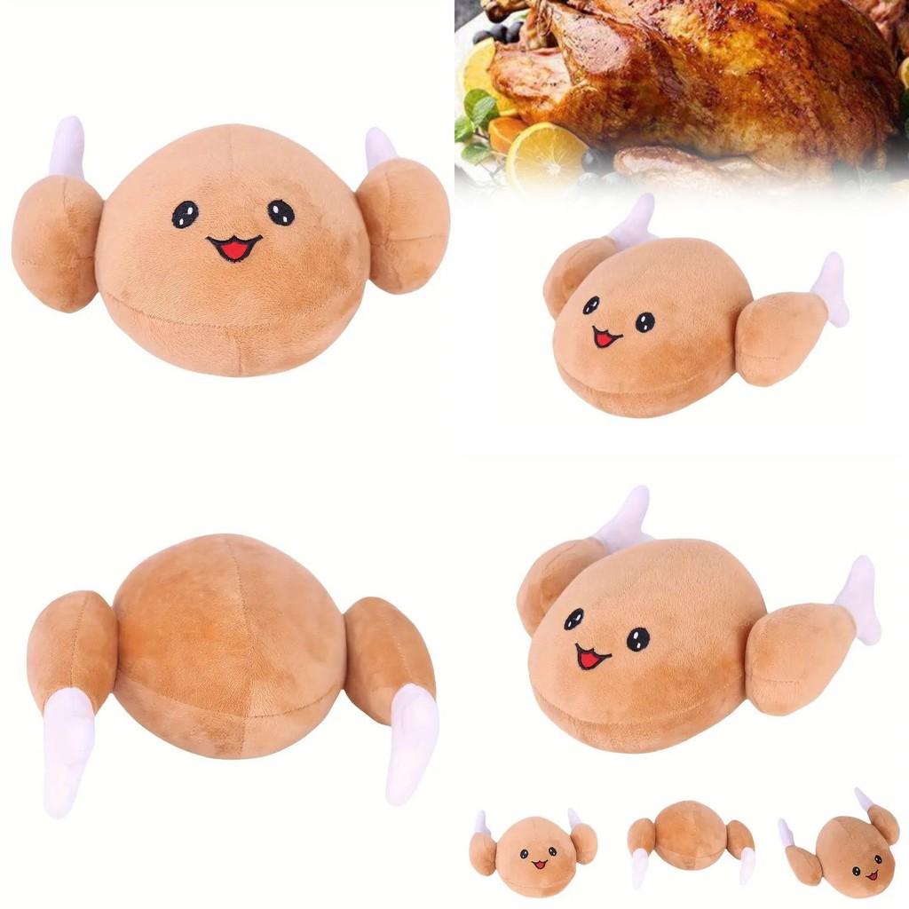 Adorable Thanksgiving Turkey Legs Plush Pillow Toy For Cozy Holiday Decor And Gifts
