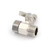 Feed Water Filter Purifier Adapter 1/2'' To 1/4'' Ball Valve Faucet Tap Safe Water Purifier Valve Brass Pure Copper