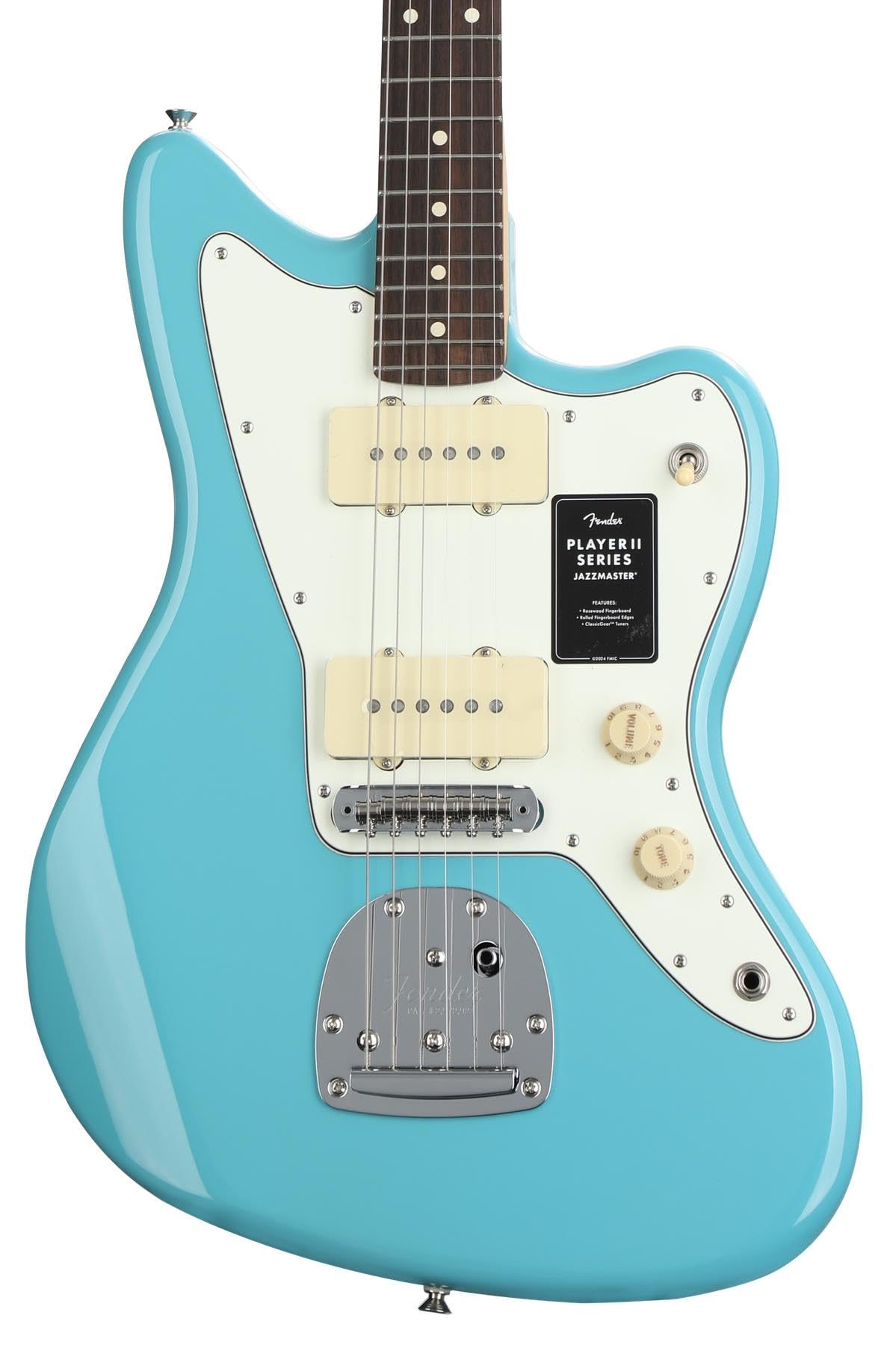 

II Jazzmaster Rosewood Fingerboard Aquatone Blue Fender Fender для електрогітари/програвач