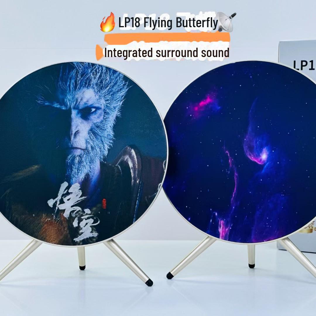 

Портативная Bluetooth-колонка Huaqiangbei UFO LP18: Мощная беспроводная связь для использования на открытом воздухе и на рабочем столе