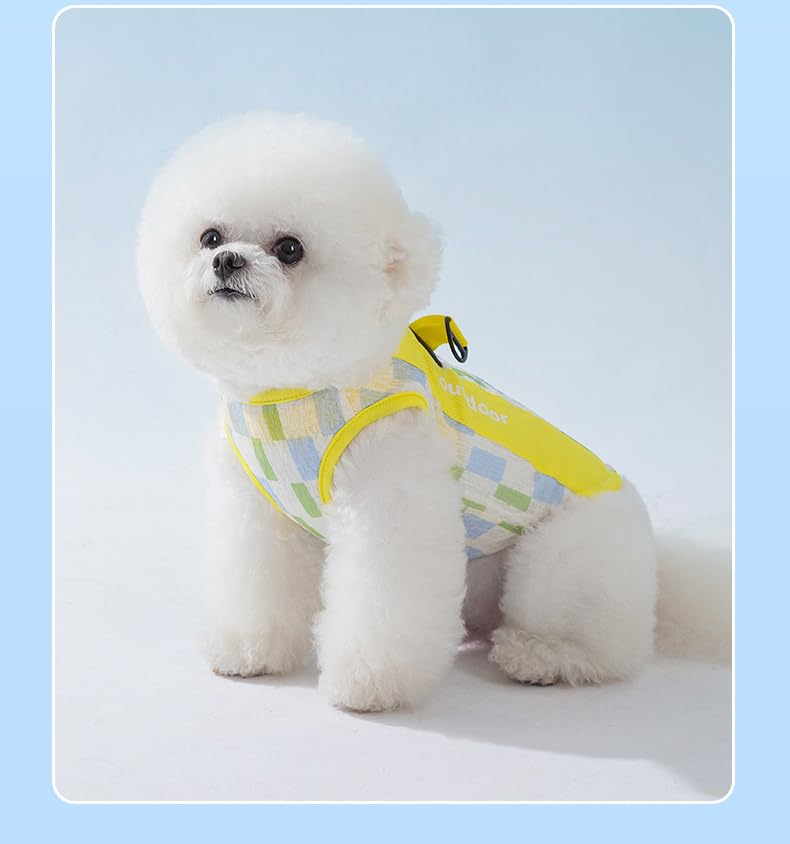 Dog Cooling Cooling with for and Large Heatstroke Sun Outings and Pet Green Clothes, Spring/Summer Vest, Water, Small, Medium, Dogs, Prevention, Thin,