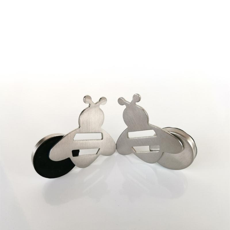 8PCS Strong Windproof Tablecloth Weights Holder Rustproofs Steel Decorative Insect Design For Picnics Gardens Party