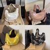 Small Water Dimple Shape Crossbody Purse With Soft Material For Office And Casual