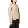 Y-3 Buchstabenlogo Bedrucktes Kapuzen-Langarm-Sweatshirt Damen-Sweatshirt Beige HT4728