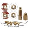 0.5-3mm Fixture Table Clamp Motor Shaft Mini Copper Tool Fixing Device Nozzle Drill Chuck Set Micro