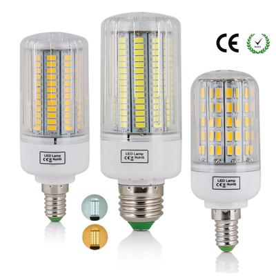 LED Corn Bulb E27 E14 5730 SMD 24-165 LEDs Indoor Spot Light Bulbs Lamp 220V