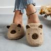 New Winter Women's Slipper Home Shoes for Women Fashion Lovely Bear Pig Indoor House Slippers
