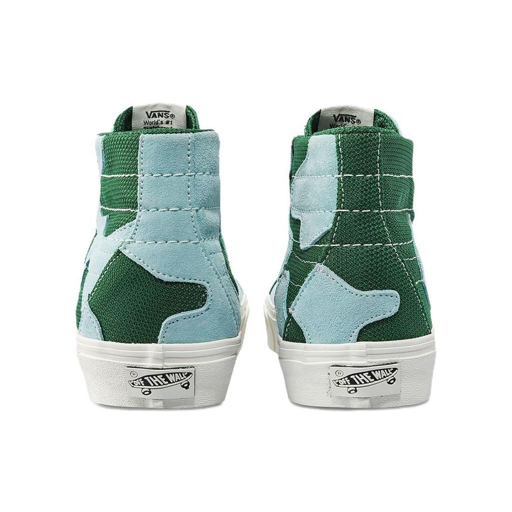 Vans Sk8-Hi WP VR3 LX Patchwork - Green Blue Unisex Sneakers VN0007QGGRN