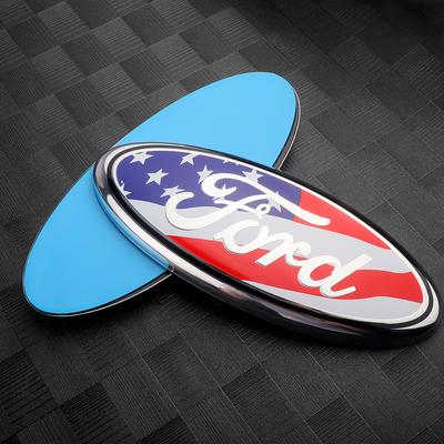 3D Car Front Hood Emblem Bonnet Badges Trunk Decoration Sticker for Ford Fiesta Explorer Focus Escape Kuga S-max Mustang Taurus Qa9