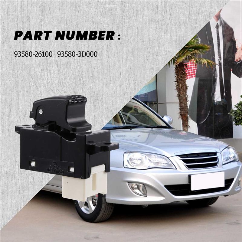 Passenger Side Electric Power Window Switch For Hyundai Elantra Sonata Kia Rio 93580-3D000