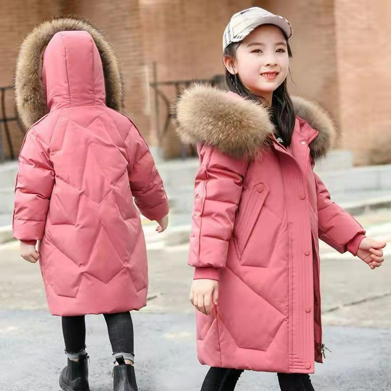 Children's Down Padded Jacket, Women's Middle-aged and Older Children's Jacket, Western Style Thickened Jacket, Winter Padded Jacket Trend