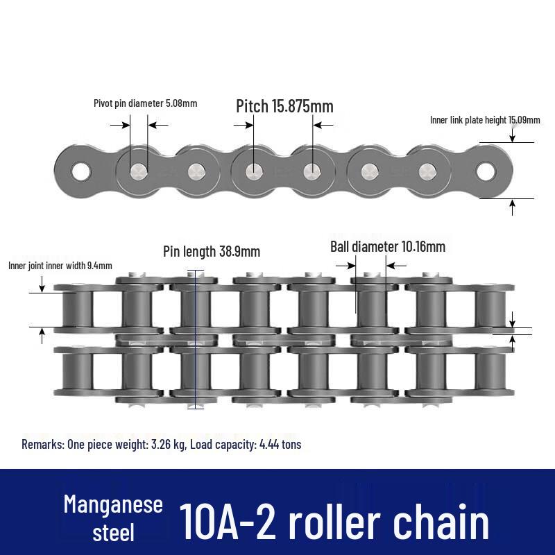 Zhonggongbang A-Series Industrial Double Row Roller Chain